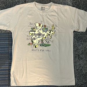 INDIA “BIRDS EYE VIEW” PATRIOTIC T-SHIRT MENS XL